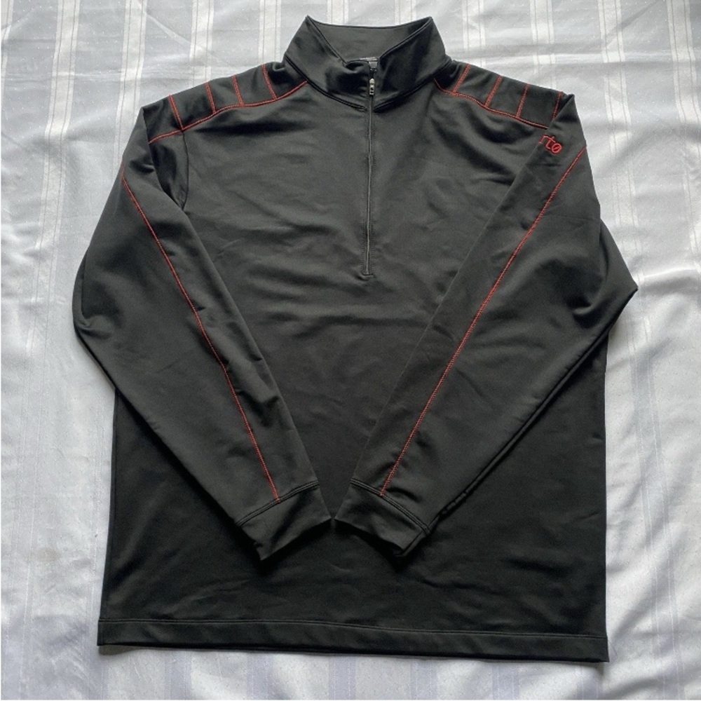 Nike Golf Zerto 1/4 Zip Dri-Fit Pullover Shirt Long Sleeve Black Men’s Size XL